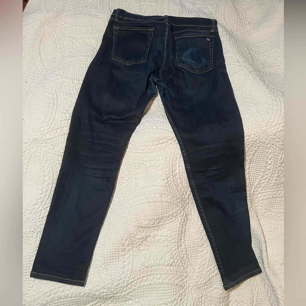 Rag and bone fit 1 extra slim 34 blue jeans